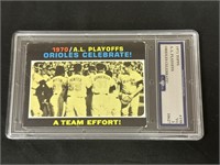 Graded 1971 Orioles A.I. Playoffs Topps Card