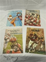 Sherman High School Football Game Programs 70s/80s