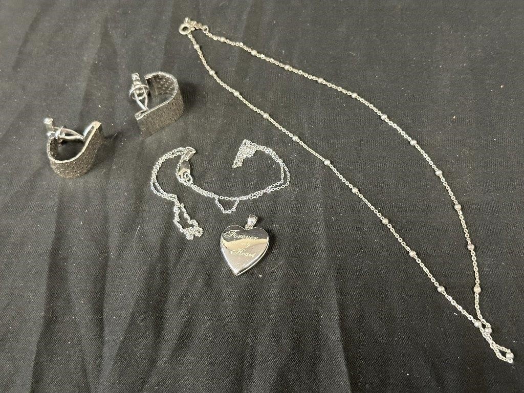 Lot of .925 Sterling Silver Jewelry