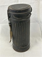 German WWII Gas Mask Can - With Xtra Eye Lens