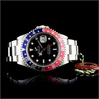 Rolex GMT-Master II Pepsi Stainless Steel Watch