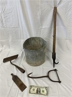 Mixed Lot of Rustic Outdoor Items