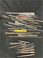Large Lot of Awls, Punches & Chisels