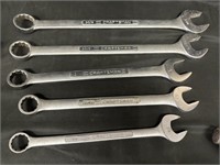 5 Piece Craftsman Standard Wrenches