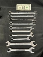 10 Piece Craftsman Standard Wrenches