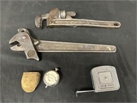 Vintage to Antique Wrenches, Glass Face Gauge