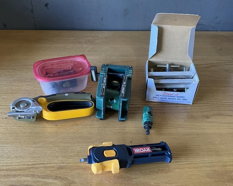 various tools shown