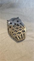 Metal Owl Trivet