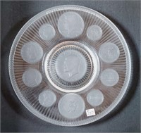 9 inch coin serving plate