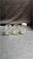 Hoosier Cabinet Spice Jar & Clear Glass Cream &
