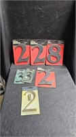 Platic & Metal Numbers, Great for Crafting