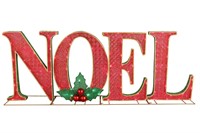 HOLIDAY LIVING 5FT NOEL SIGNS