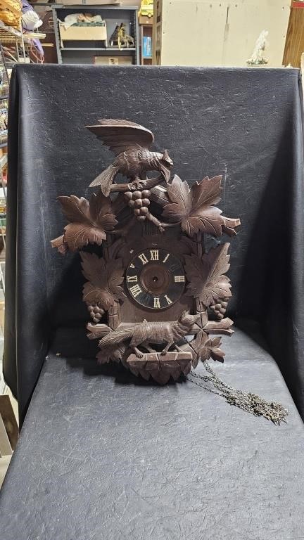 German Cuckoo Clock No weights AS IS