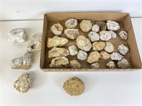 Lot of rocks shown