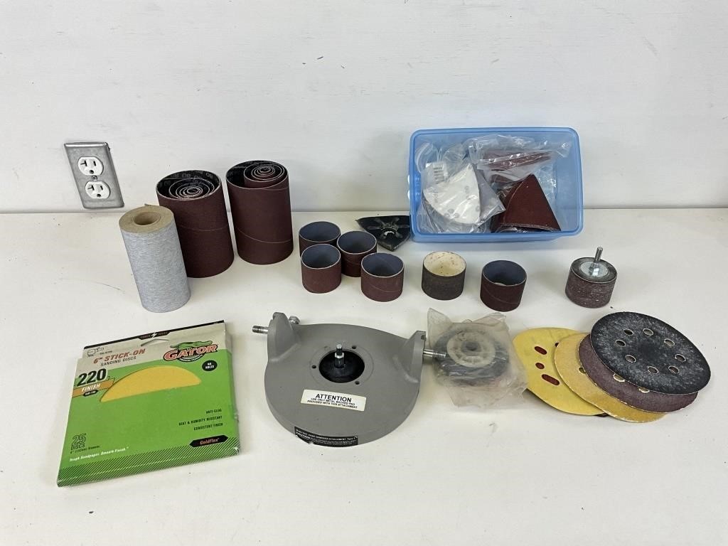 drum sanding discs and others