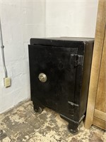 antique Victor safe with combination