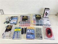 wire nuts, bolts, grommets, etc