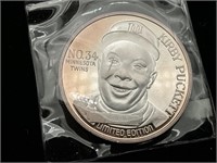 1989 Kirby Puckett 1 oz silver coin