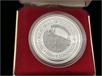 1992 Super Bowl 1 oz silver coin