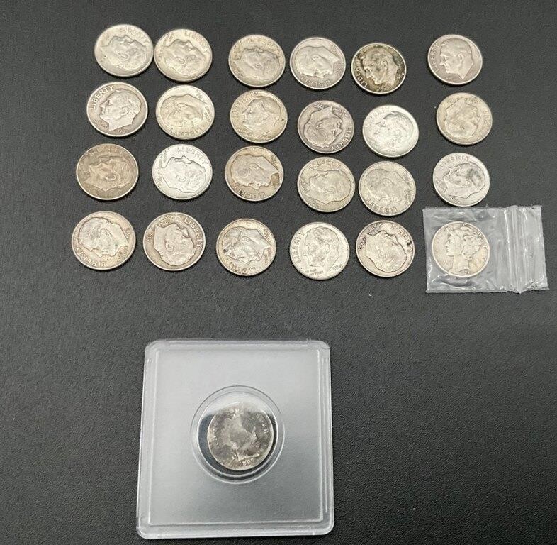 1964 or earlier dimes