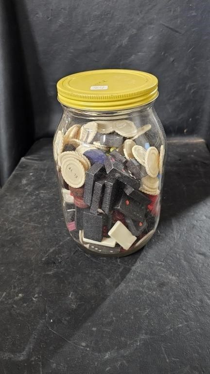 Junk Jar of Game Pieces