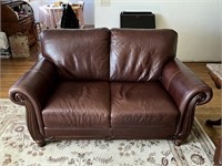 Very nice leather love seat