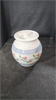 Handpainted Stoneware Cannister