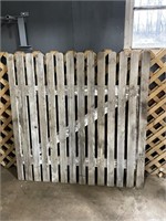 Vintage wooden gate - 4 x 4