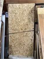 4 x 8 sheets of chipboard and plywood