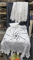 Crocheted Tablecloth & More