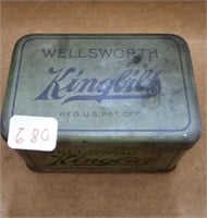 Wellsworth Advertising Tin