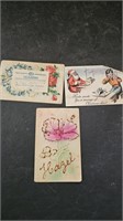 Antique Post Cards Lot of 3
