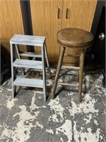 stool and step ladder