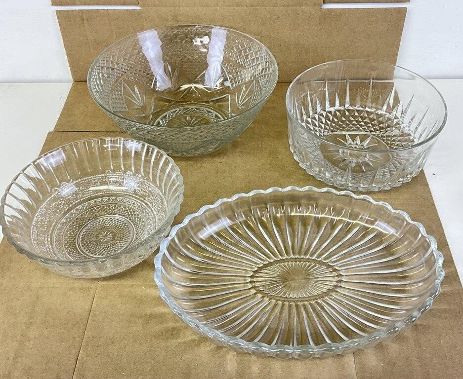 glass bowl lot