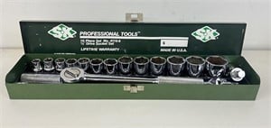16 pc S-K standard size sockets