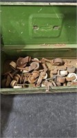 Tin Box with Caster Wheels