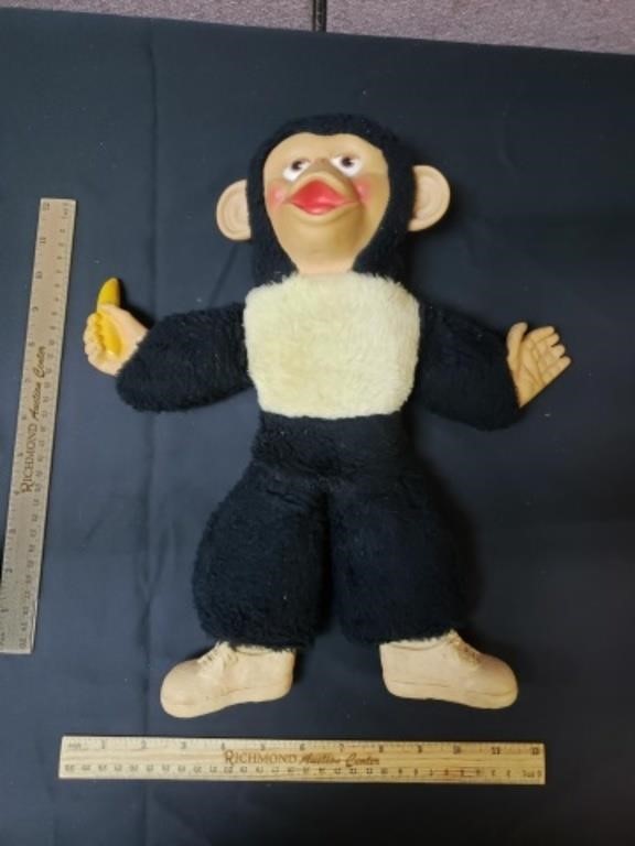 Rubber Face Monkey Plush