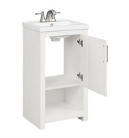 STYLE SELECTIONS WHITE 18'' BATHROOM SINK $149