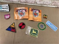 GROUP LOT OF PATCHES & 1 ORNAMENT