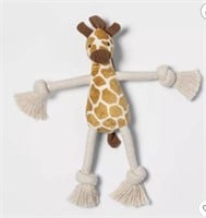 Giraffe Plush/Rope Dog Toy - M