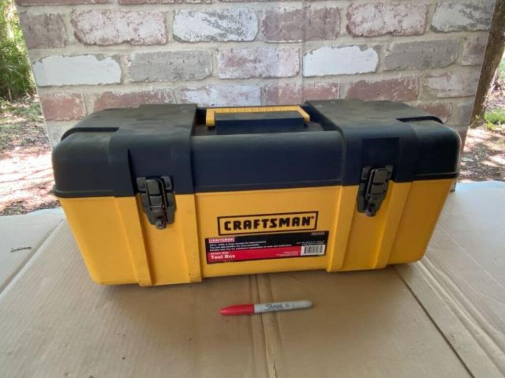 CRAFTSMAN TOOL BOX WITH SOCKETS, DRIVERS