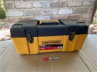 CRAFTSMAN TOOL BOX WITH SOCKETS, DRIVERS