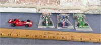 (4 PIECES) 1976 YATMING RACE CARS