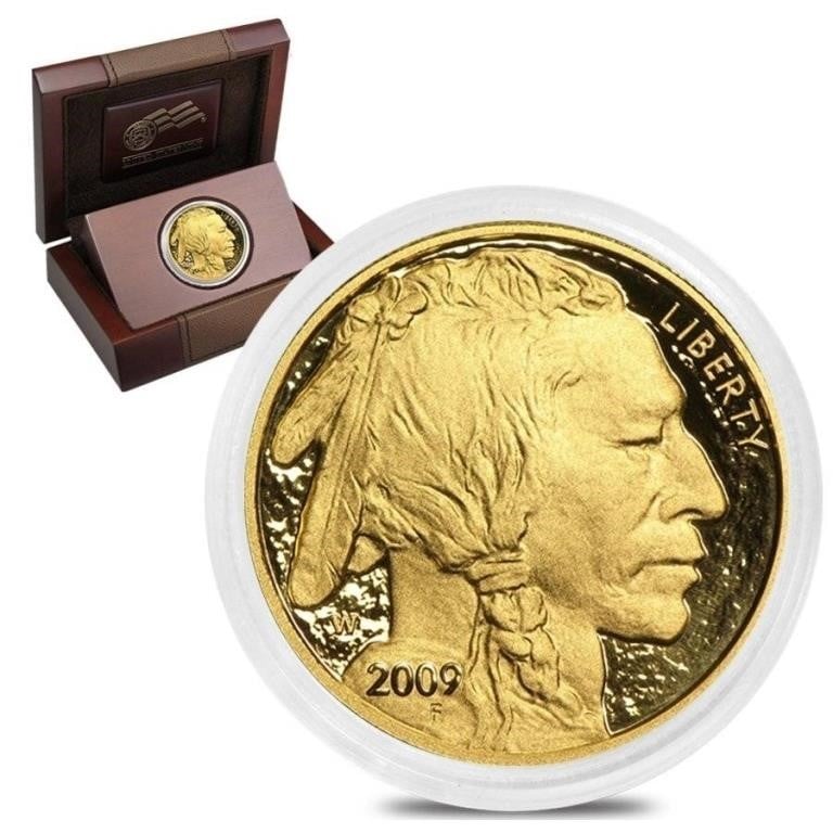 2009-W 1 oz $50 Proof Gold American Buffalo W/ Box