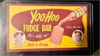 Mickey Mantle~Yogi Berra Yoo Hoo Fudge Bar Promo