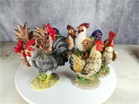 Flat of Roosters & Chickens