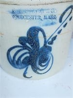 FB Norton Worcester Mass Salt Glazed Stoneware