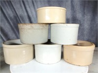 (6) Small Stoneware Bowls (Great Pet Bowls!)