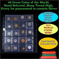 20 Great Coins of the World, hand selected, many t