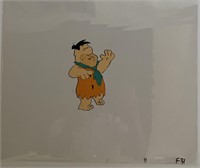 The Flintstones hand painted Fred sericel